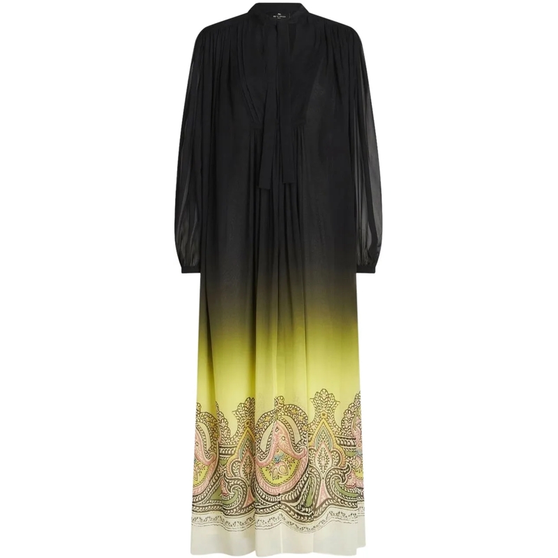 Etro Maxikleid Dresses Black schwarz