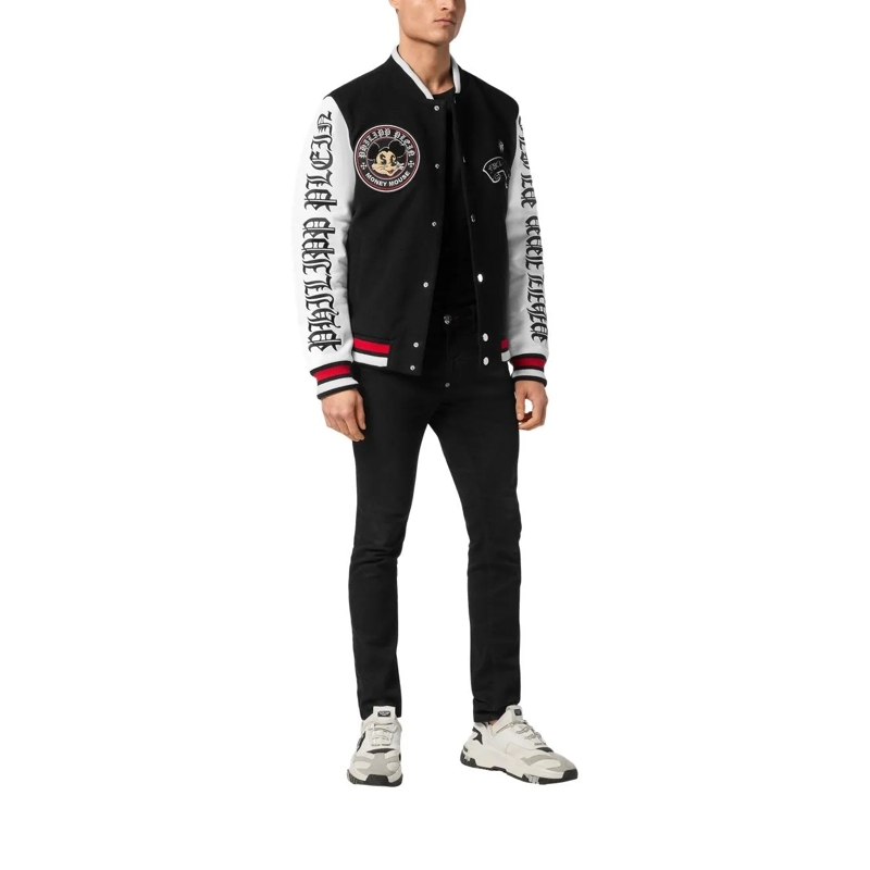 Philipp Plein Bomberjacke Bomberjacke schwarz(Image 2)