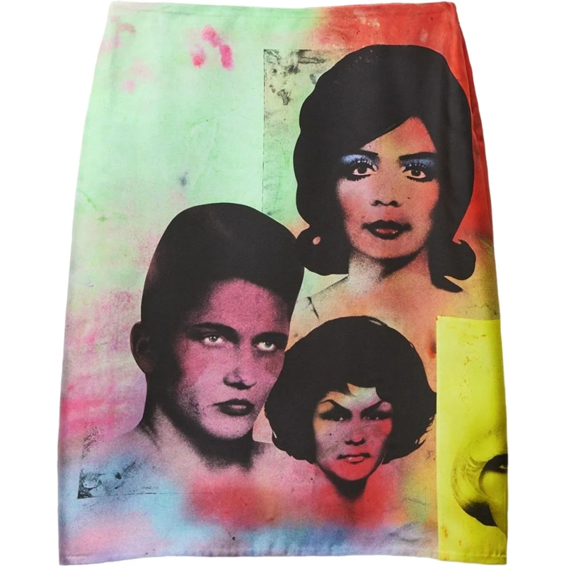 Versace Jupe midi Skirts Multicolor mehrfarbig