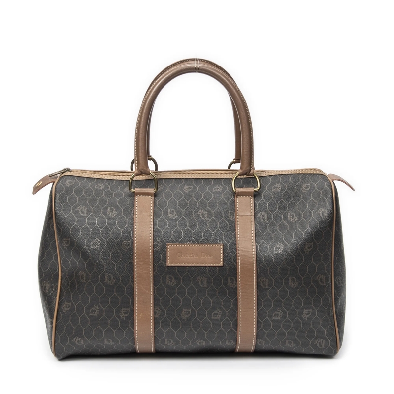 Christian Dior Crossbody Bag Small Boston braun