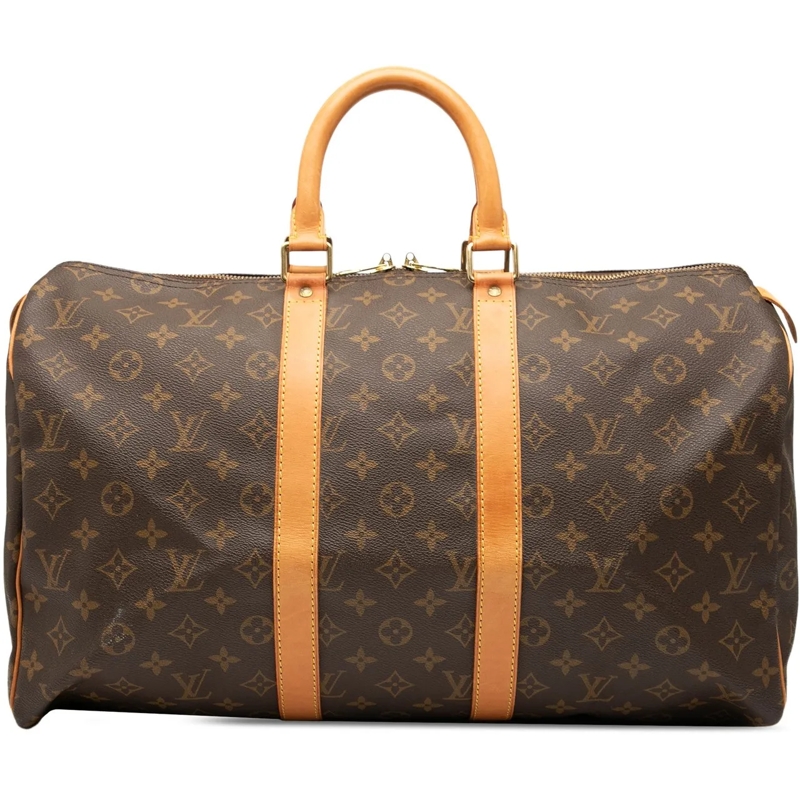 Louis Vuitton Sac week-end Monogram Keepall 45 braun