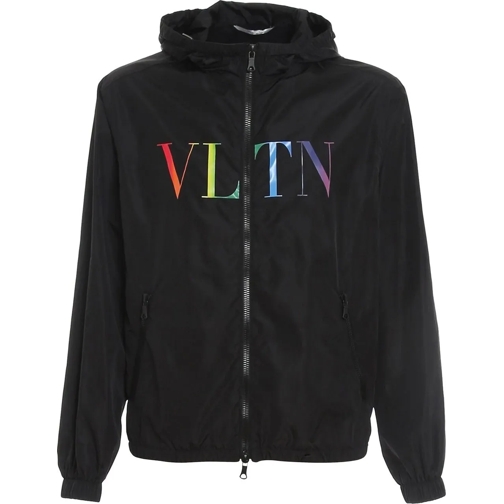 Valentino Vestes en duvet Valentino Windbreaker Jacket schwarz