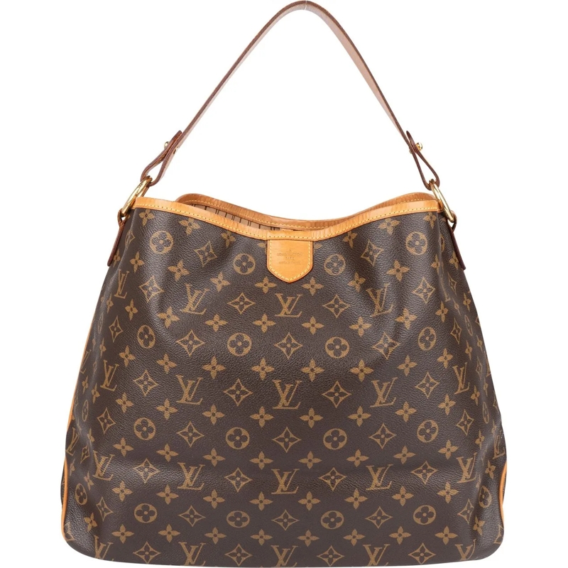 Louis Vuitton Tote Louis Vuitton Canvas Monogram Delightful MM Handba braun