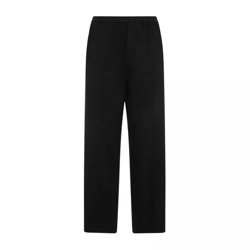 Balenciaga  Elastic Black Wool Pants Black