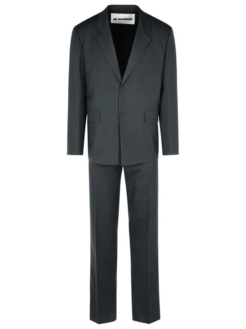 Jil Sander - Grey Wool Suit - Größe 48 - grau