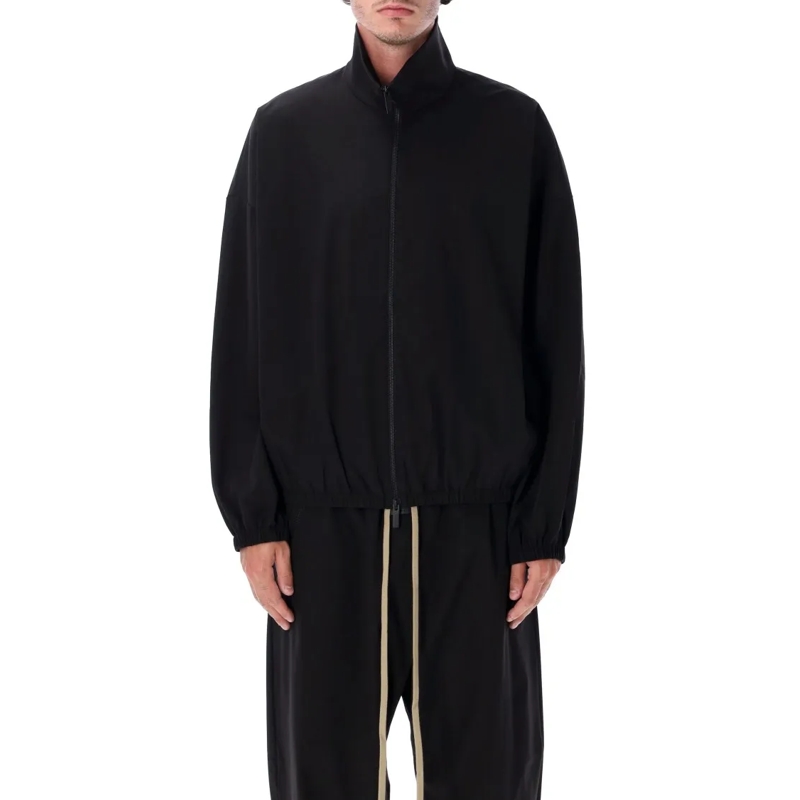 FEAR OF GOD Doudoune Nylon Track Jacket Black