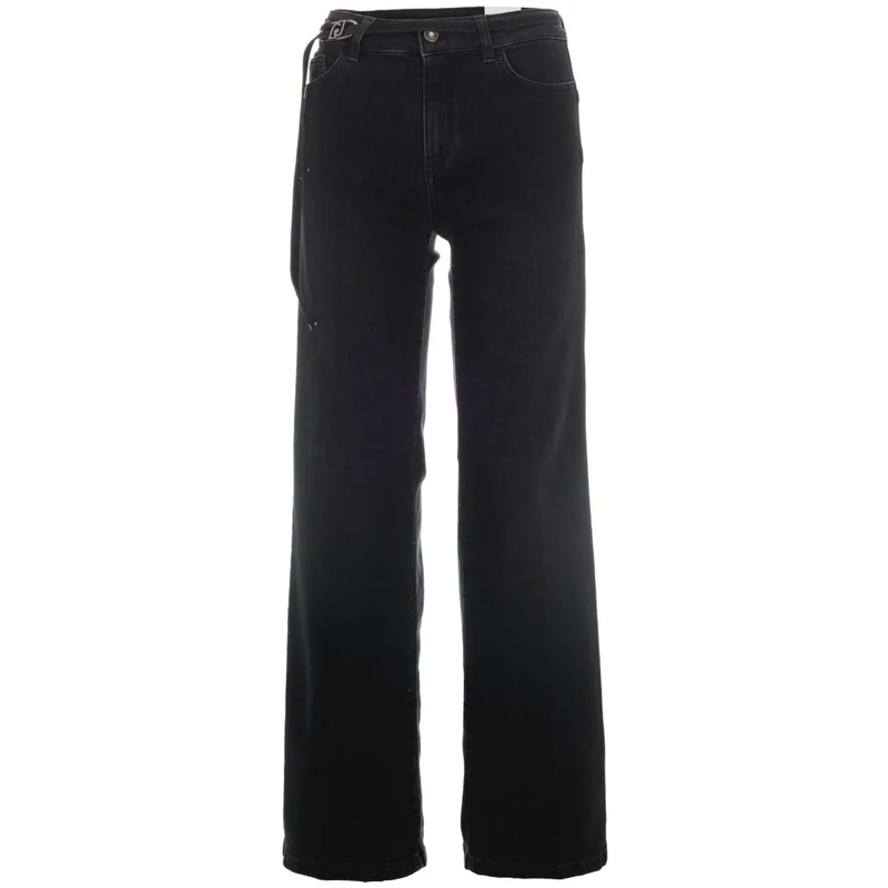 LIU JO Jeans à jambe droite Classic Straight-Leg Jeans With Mid-Rise Waist Black