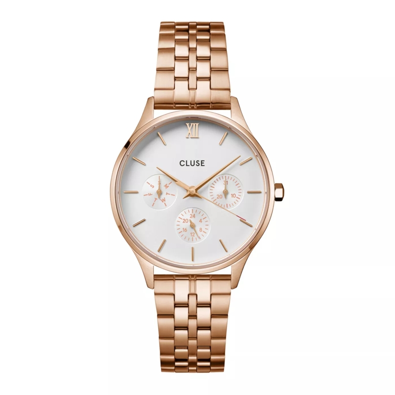 CLUSE Chronographe Minuit Geschenkset Roségold