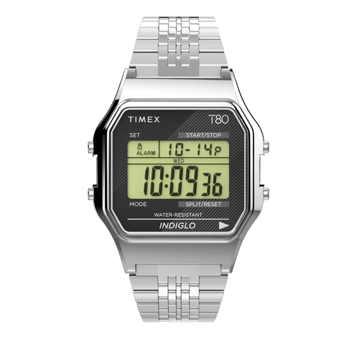 Timex Timex T80 Stainless Steel Watch Stainless Steel Digitaluhr