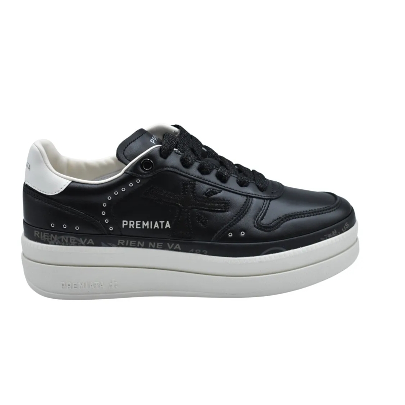 Premiata Sneaker basse Classic Black Sneakers With Cushioned Insole Grey