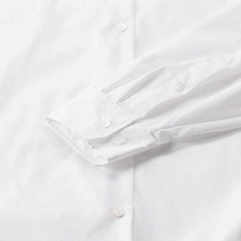 Dries Van Noten Chemisier Oversized Hemdbluse Casia weiß(Image 5)