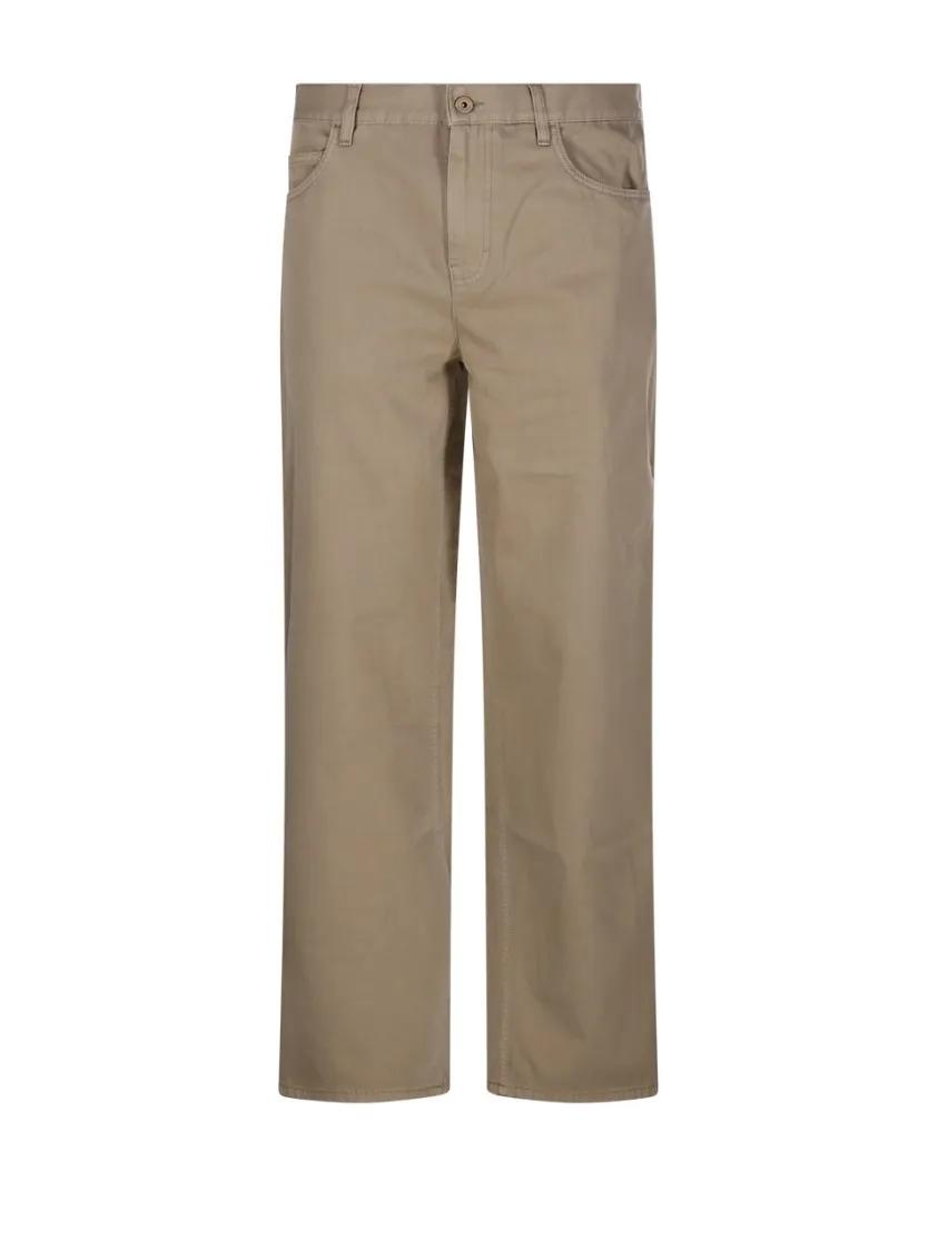 Thumbnail - Burberry - Relaxed Fit Straight Leg Pants - Größe 48 - beige