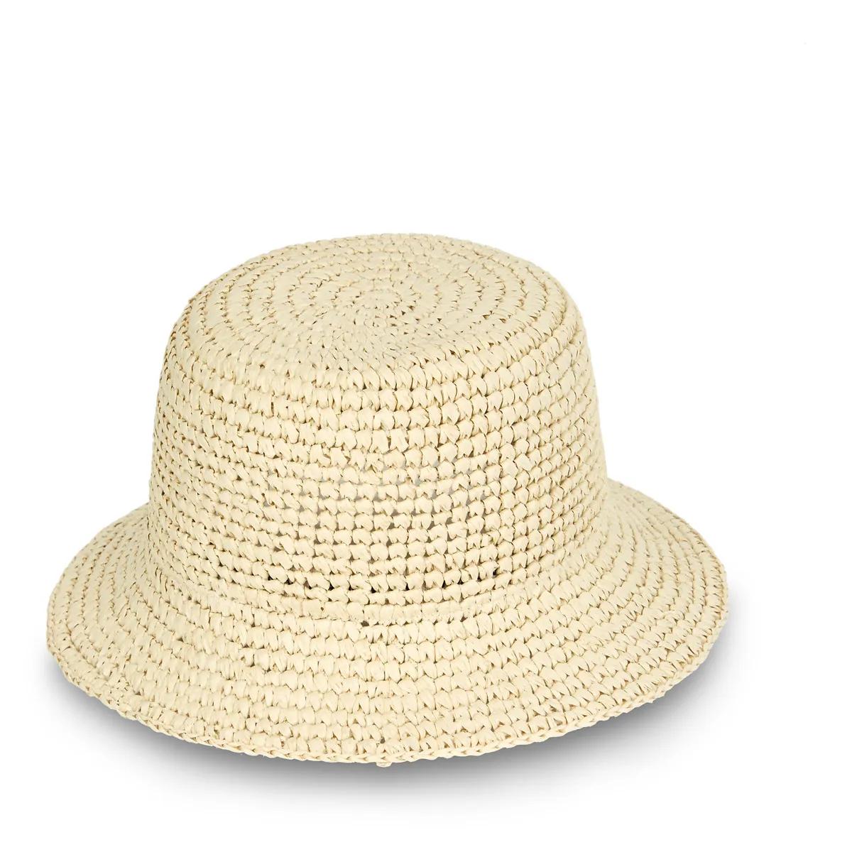 Thumbnail - Karl Lagerfeld Caps & Mützen - K/Autograph Gehäkelter Bucket Hat - Gr. ONE SIZE - in Beige - für Damen