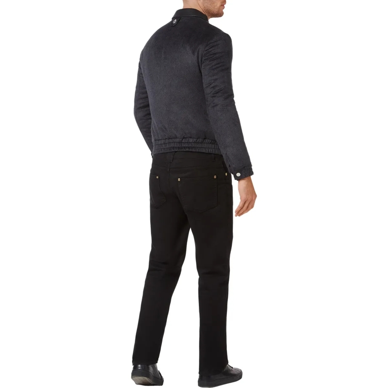 BILLIONAIRE Lederjacke Jacke dunkel-grau(Image 2)