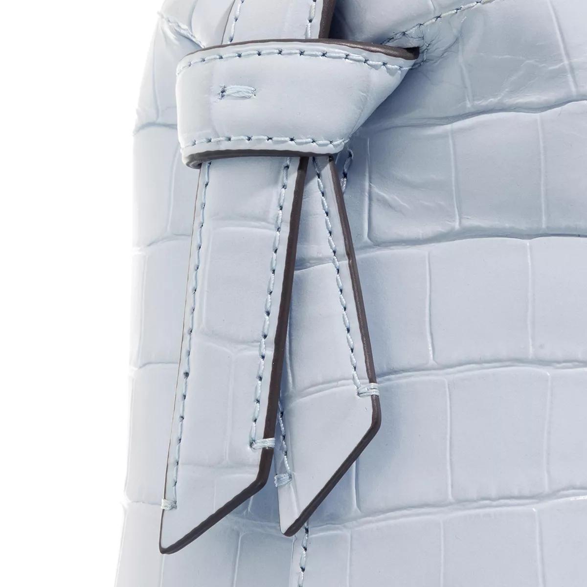 kate spade new york Crossbody bags Knott Croc Embossed Leather Mini in blauw