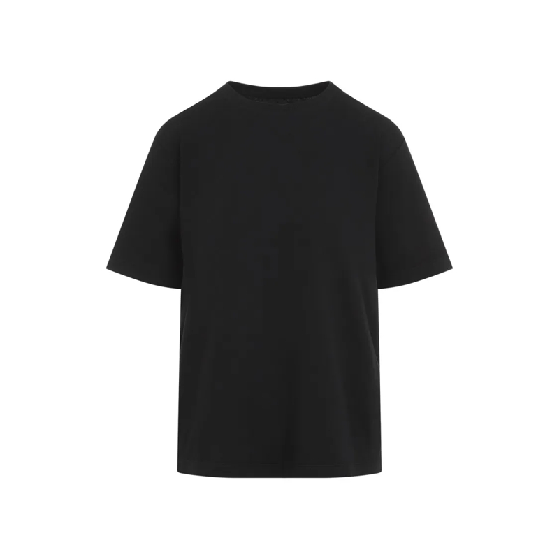 Khaite T-Shirt Mae Ss Black Cotton T-Shirt Black