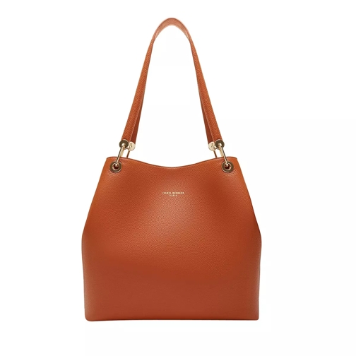 Isabel Bernard Femme Forte Annabelle Cognac Calfskin Leather Shoulder Bag Bucket Bag