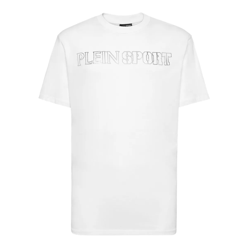 Plein Sport T-Shirt T-Shirt Tiger weiss