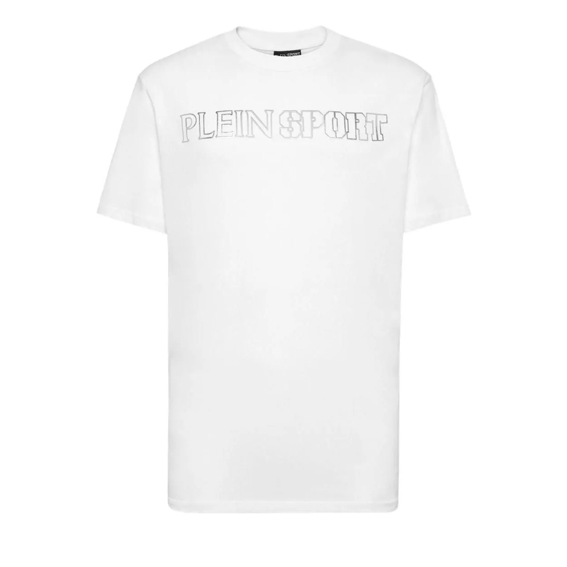 Plein Sport T-Shirt T-Shirt Tiger weiss