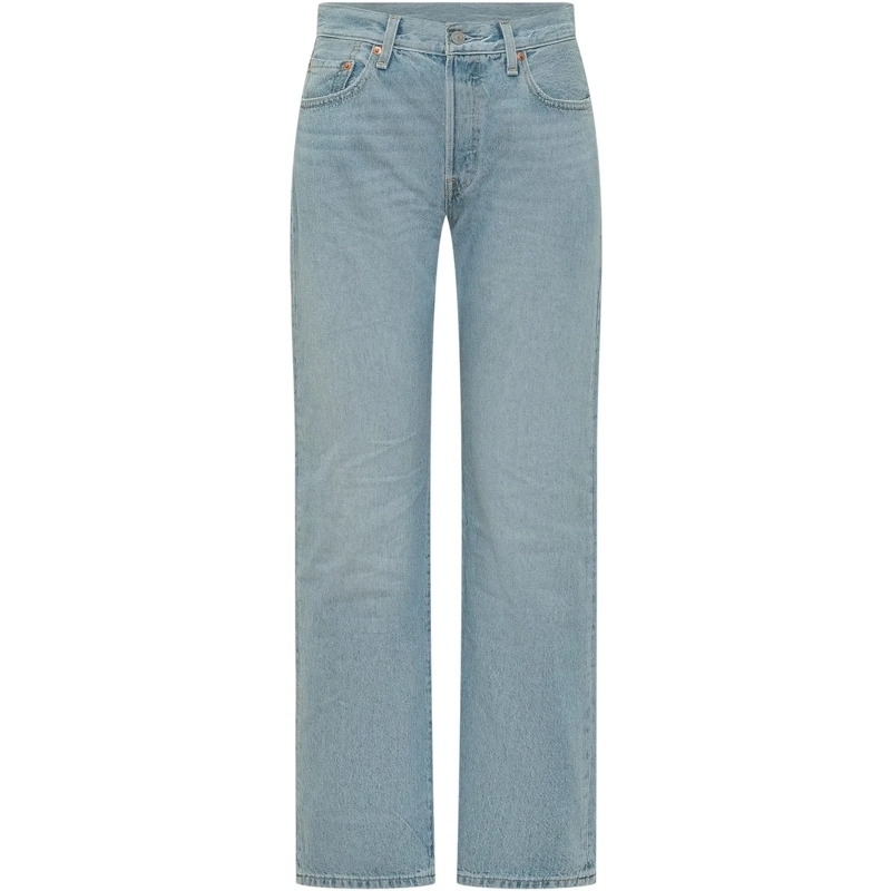Levi's Jeans mit geradem Bein Jeans Anni Novanta a Vita Alta hellblau