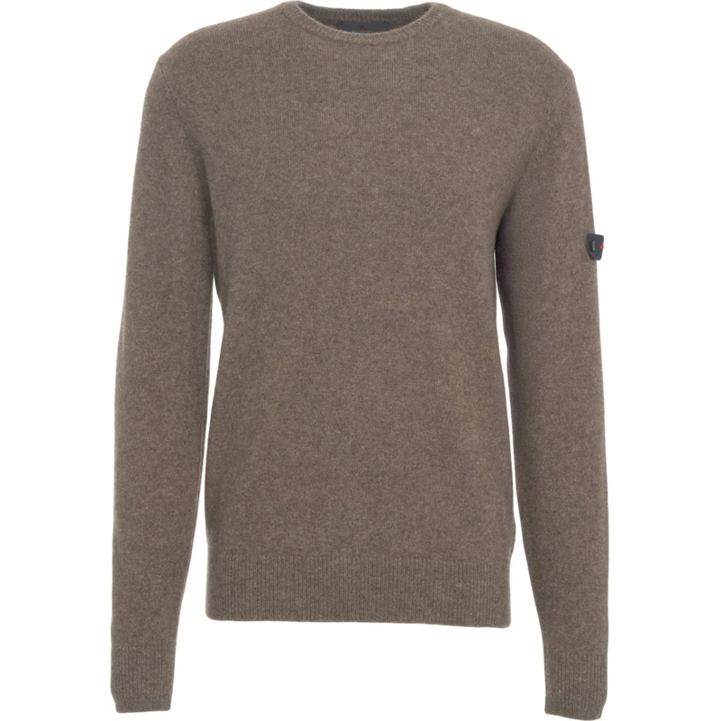 Peuterey  Knitted sweater made of wool braun