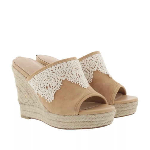 Guess Kalene Wedge Sandal Suede Nude Muil