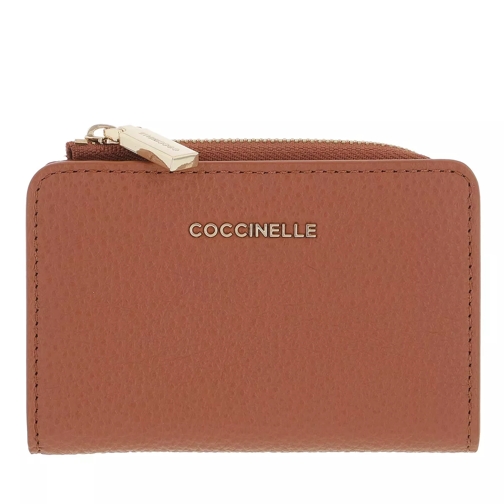 Coccinelle Metallic Soft Credit Card Holder Cinnamon Porta carte di credito