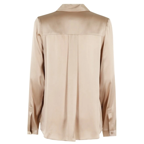 Semi Couture Chemises Ava Bronze Satin-Finish Shirt Neutrals (Image 2)