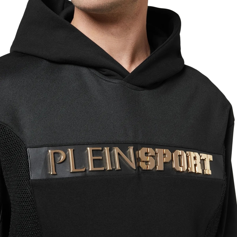 Plein Sport Top Hoodie Statement schwarz(Image 5)