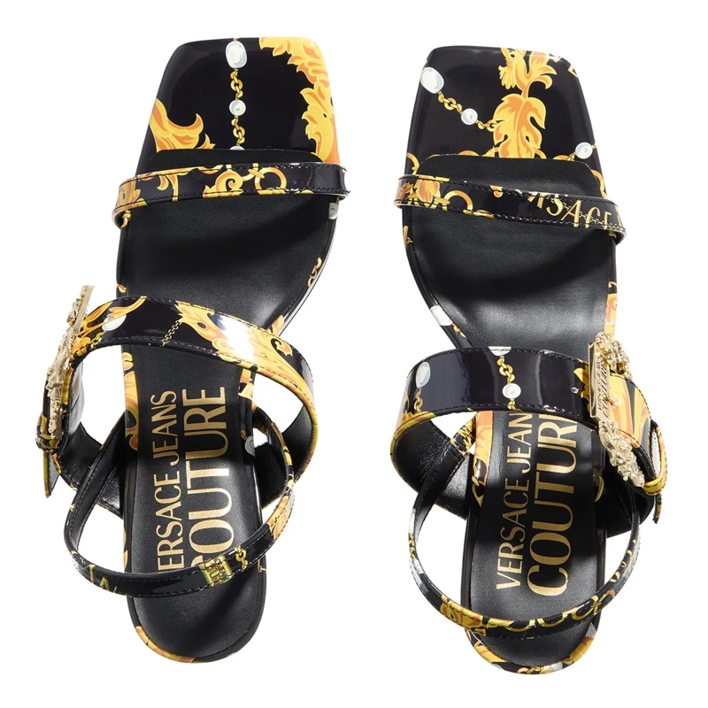 Versace Jeans Couture High Heels Fondo Emily Black/Gold(Image 4)