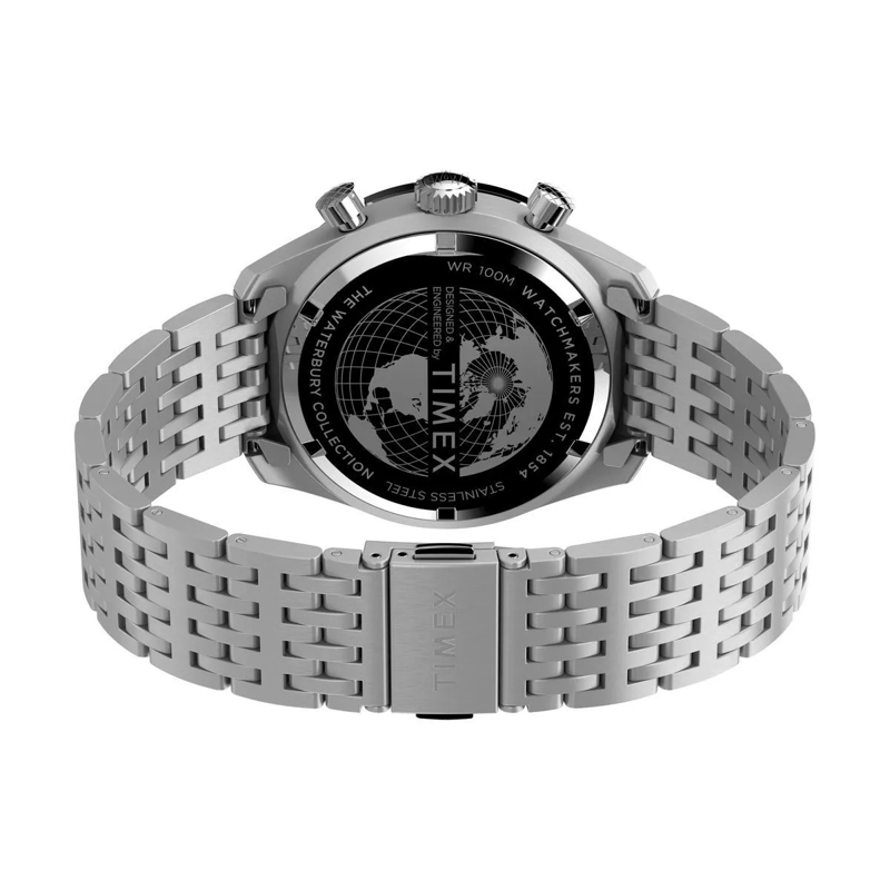 Timex Automatikuhr Quarz-Analoguhr Waterbury Heritage Collection silber (Image 5)