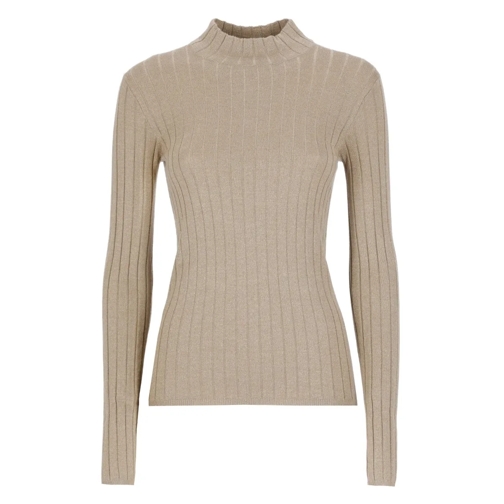 Brunello Cucinelli Rollkragenpullover Cashmere Blend Sweater Neutrals