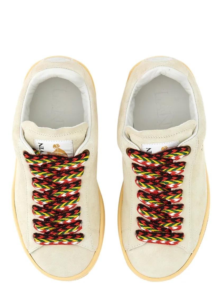 Thumbnail - Lanvin Low-Top Sneaker - Sneaker Cube With Soft Leather Upper - Gr. 37 (EU) - in Beige - für Damen