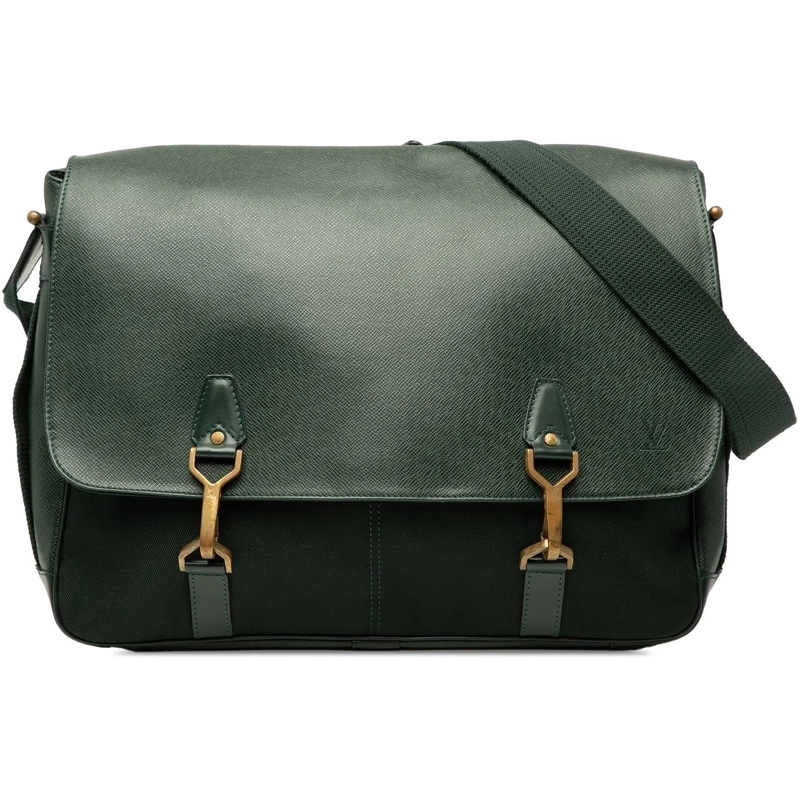 Louis Vuitton Sac à bandoulière Taiga Dersou grün