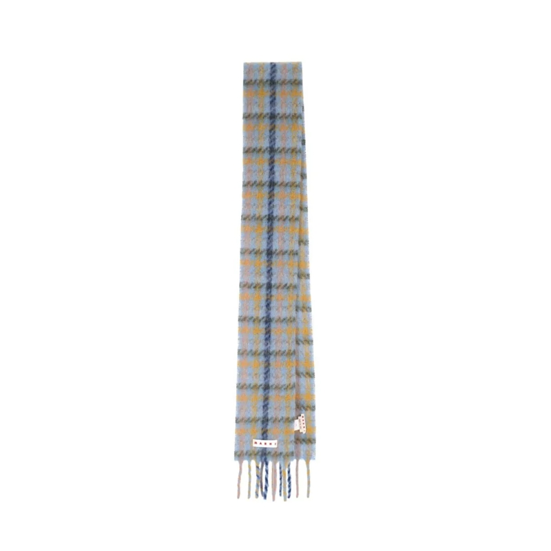Marni Écharpe légère Striped Logo Scarf – Multicolor Multicolor