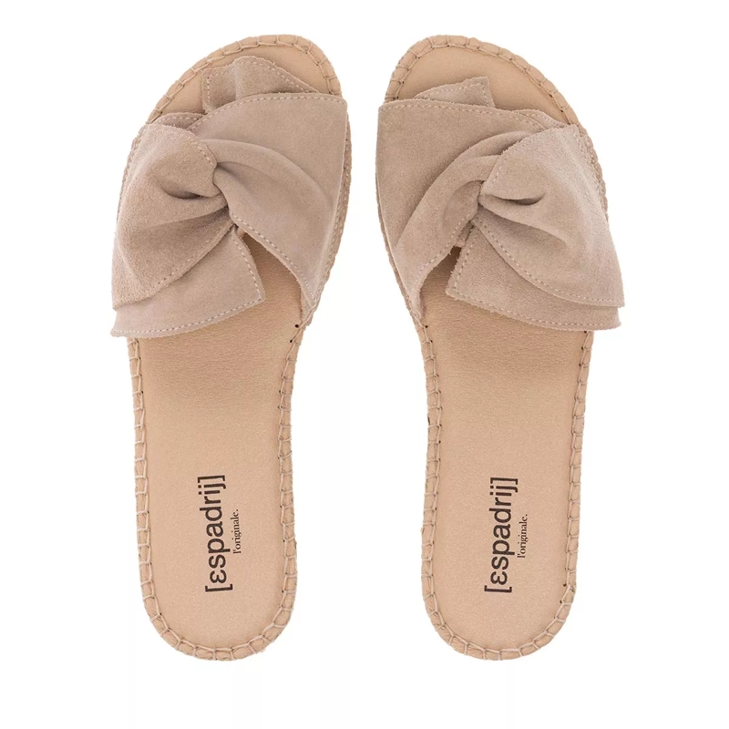 Espadrij l’originale Slides Plage Boucle Velour Beige(Image 4)