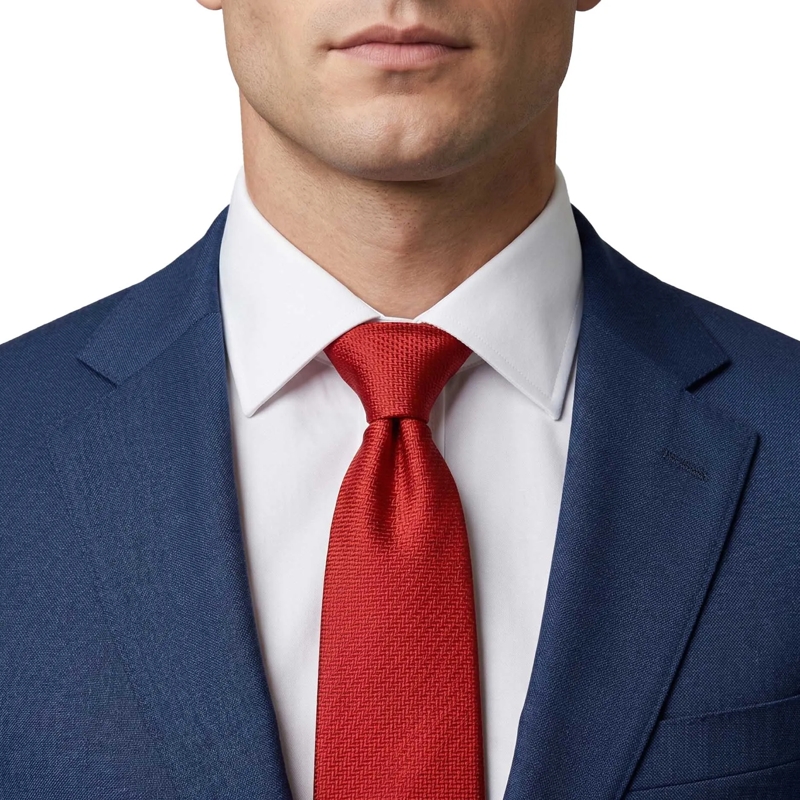 Altea  Krawatte Piave aus Seide blau(Image 8)