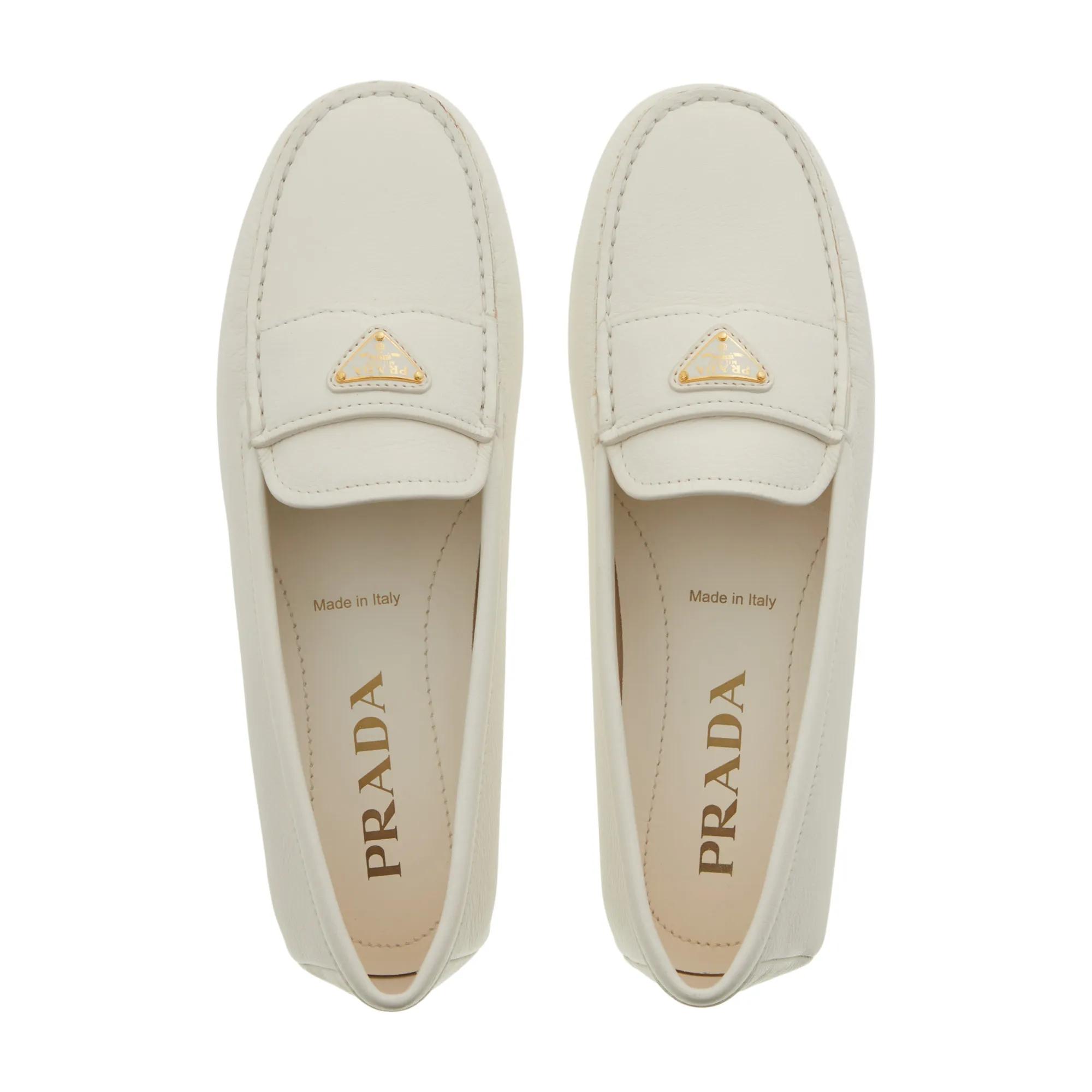 Prada Loafers Loafer Drive in crème