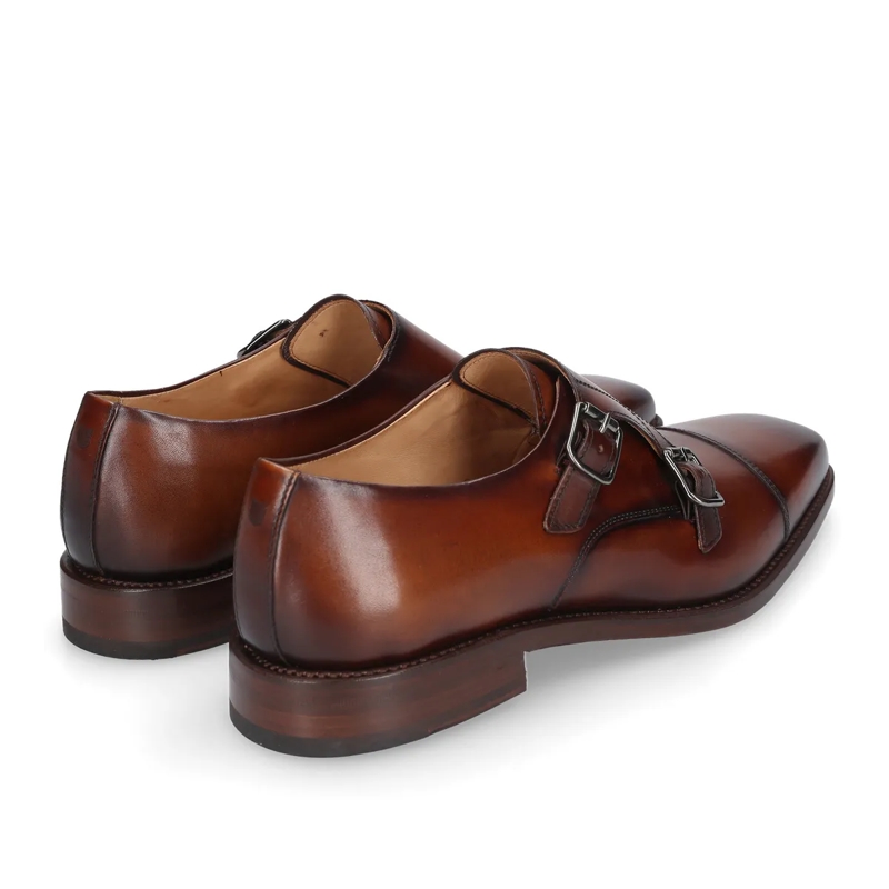 Henry Stevens Monkstraps Schnallenschuh Liam CDM mittel-braun(Image 3)