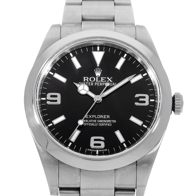 Rolex Automatikuhr Explorer Schwarz