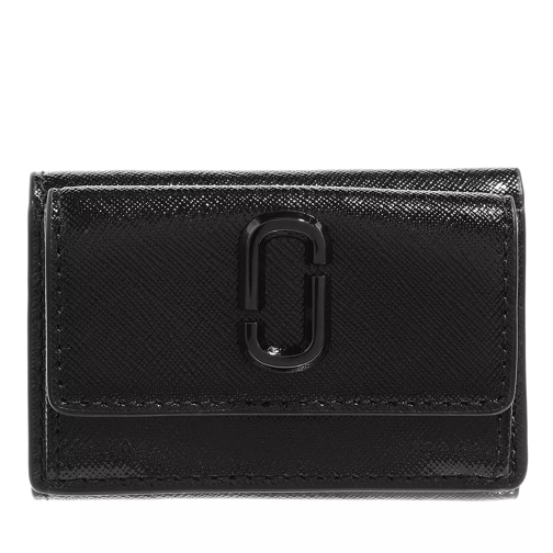 Marc Jacobs Mini Trifold Wallet Black Tri-Fold Portemonnaie