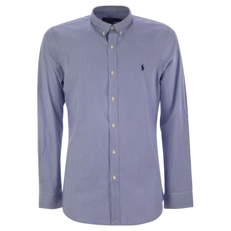 Polo Ralph Lauren Hemd Striped Stretch Poplin Shirt Blue