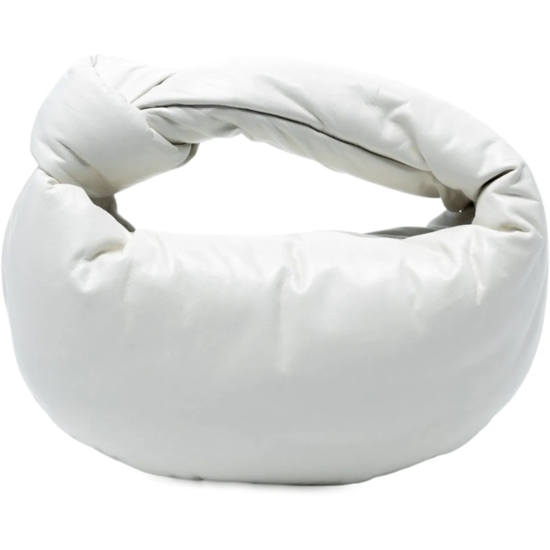 Bottega Veneta Schultertasche Mini Nappa Puffy Jodie weiß