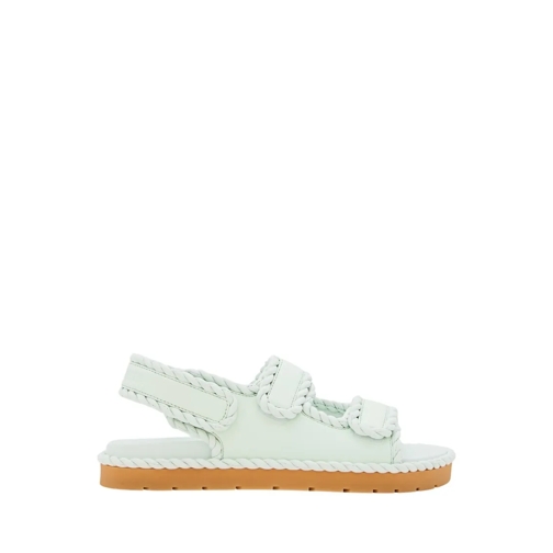 Bottega Veneta Sandale Jack Flat Sandal White