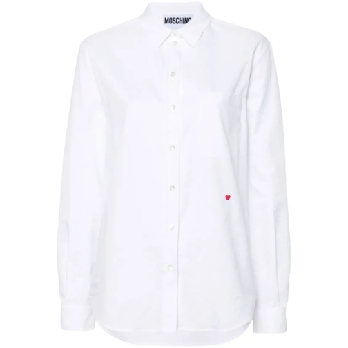 Moschino Hemden Cotton Oxford Shirt White