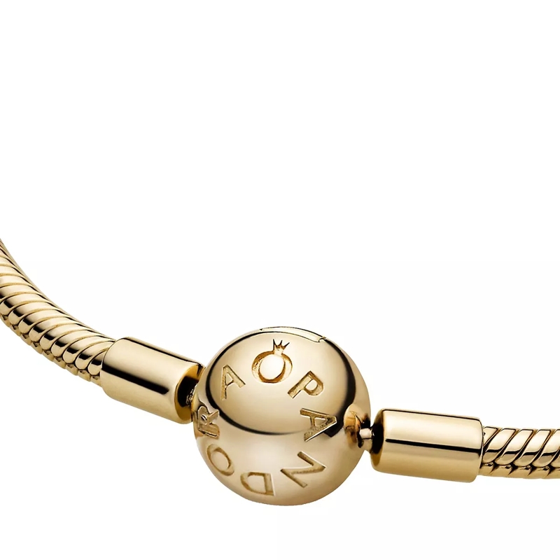 Pandora Armband Moments Schlangen-Gliederarmband Gold(Image 4)
