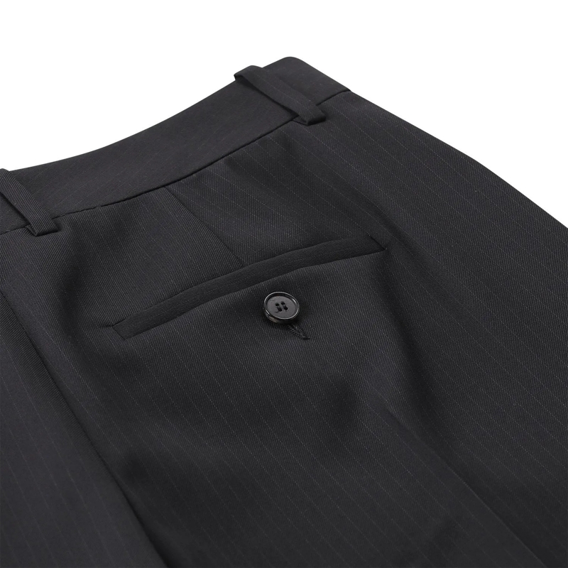 Givenchy Freizeithose Gestreifte Hose aus Wolle schwarz(Image 5)