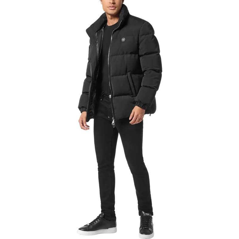 Philipp Plein Daunenjacke Jacke schwarz(Image 4)