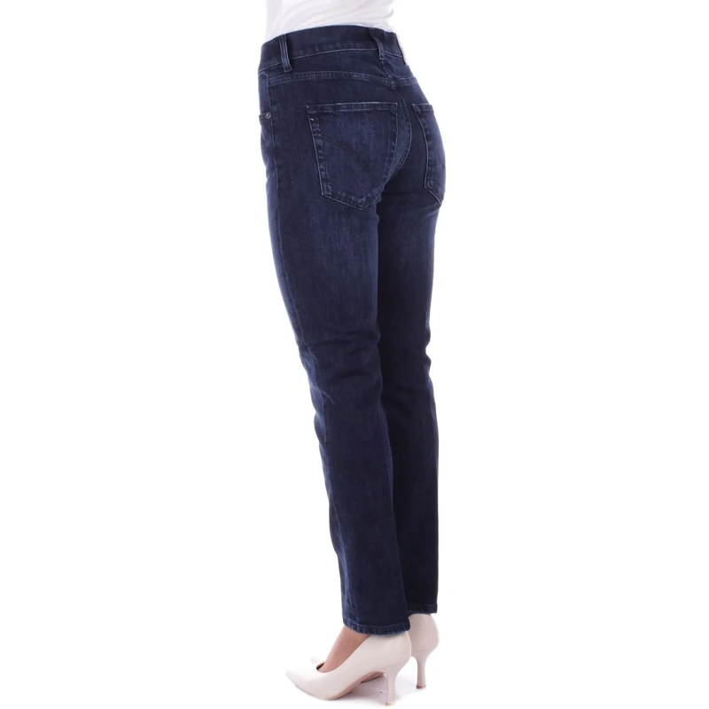 Dondup Jeans à jambe droite Jeans Denim blau