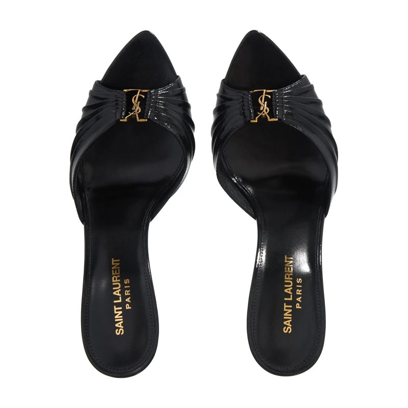 Saint Laurent Mules Babylone Mules Nero (Image 6)